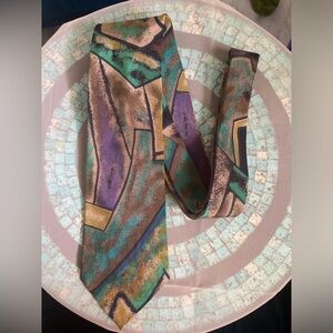 Vintage Funky 1980s Tie - Made in Canada